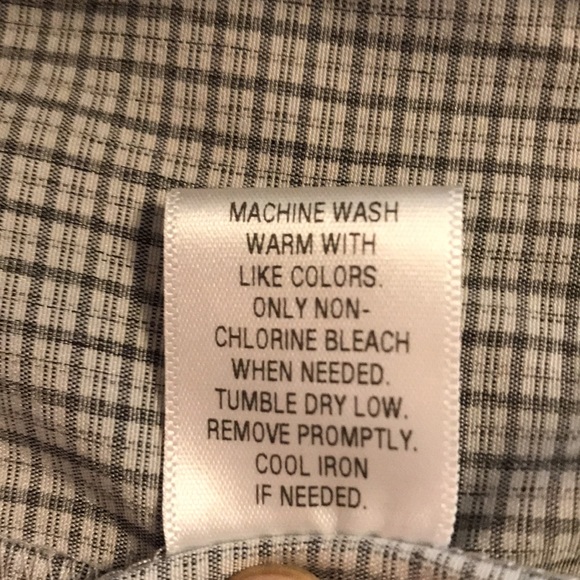 Croft & Barrow Men's Short Sleeve Button Shirt, Medium - Picture 6 of 6